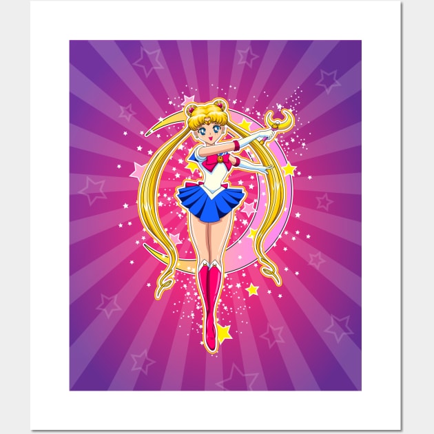 She is the one named Sailor Moon Wall Art by halegrafx